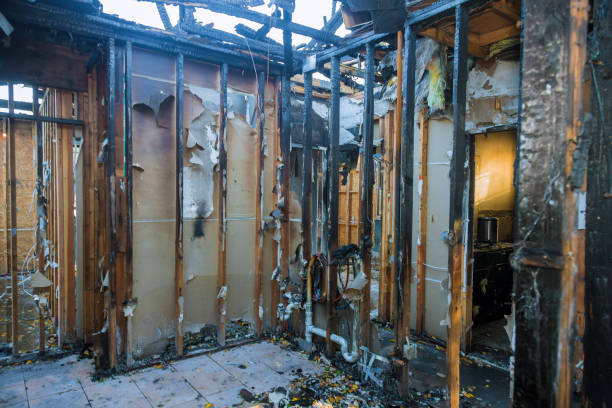 Professional Fire Damage Repair technician working in Columbus, GA
